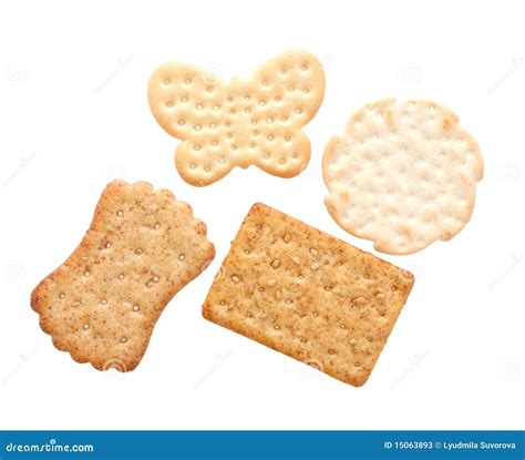 Assorted Crackers Stock Image Image Of Isolated Four 15063893