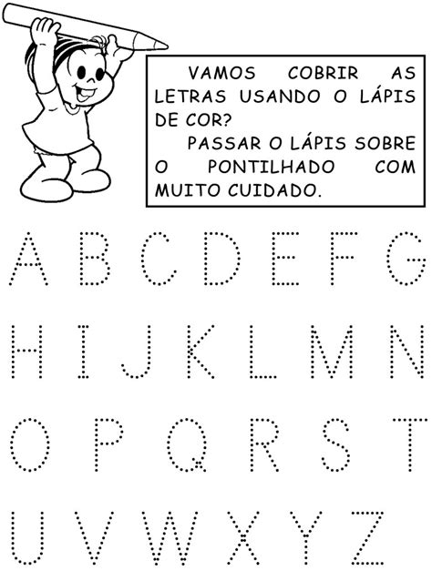 Alfabeto Pontilhado Ilustrado SÓ Escola