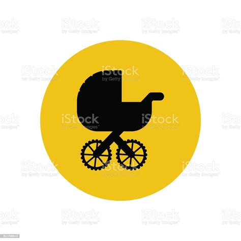 Baby Carriage Silhouette Stock Illustration Download Image Now Baby
