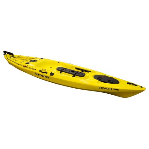Torpedo7 Stealth 395 Single Fishing Kayak With Rudder Kit Kayaks