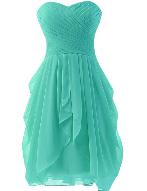 Chiffon and lace short bridesmaid gown. Hot Sale Womens Chiffon Ruched Bridesmaid Dress Short Prom ...
