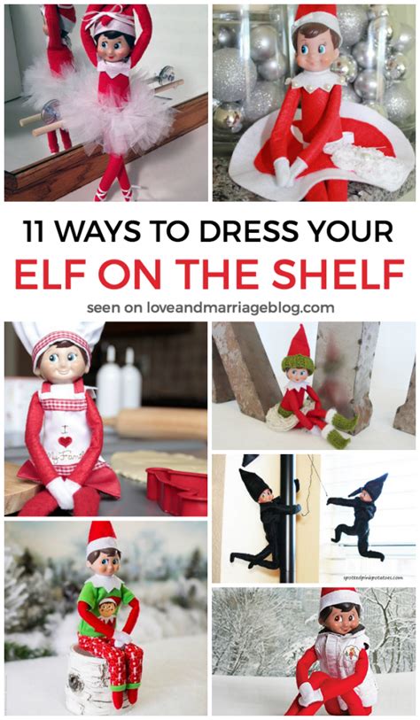 11 Awesome Elf On The Shelf Clothes Love And Marriage