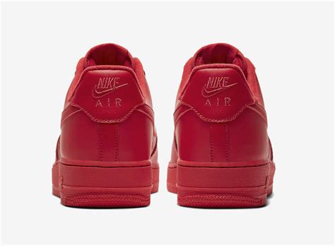 Nike Air Force 1 Low Triple Red Cw6999 600 Release Date Sbd