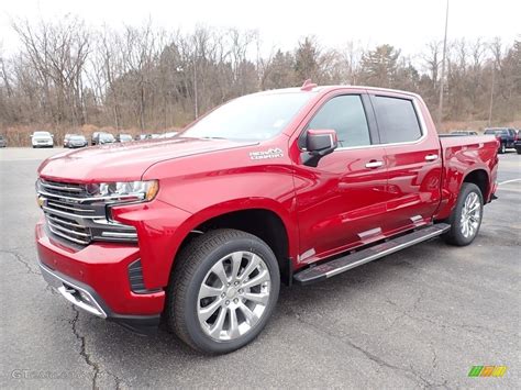 2020 Cajun Red Tintcoat Chevrolet Silverado 1500 High Country Crew Cab