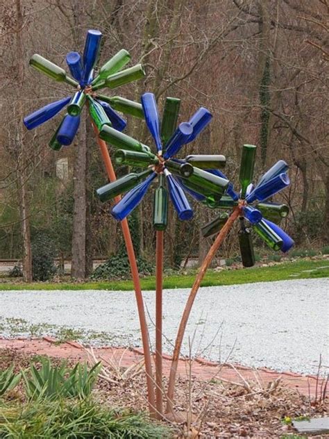 12 Ideas How To Create Unique Garden Art From Junk