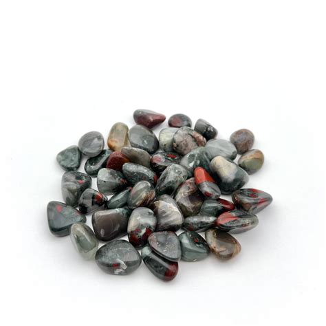 Tumbled African Bloodstone Med Crystal Life Technology Inc