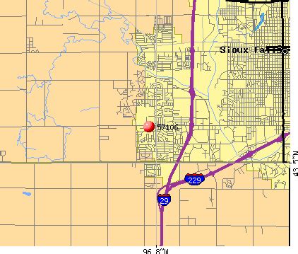Sioux Falls Sd Zip Code Map