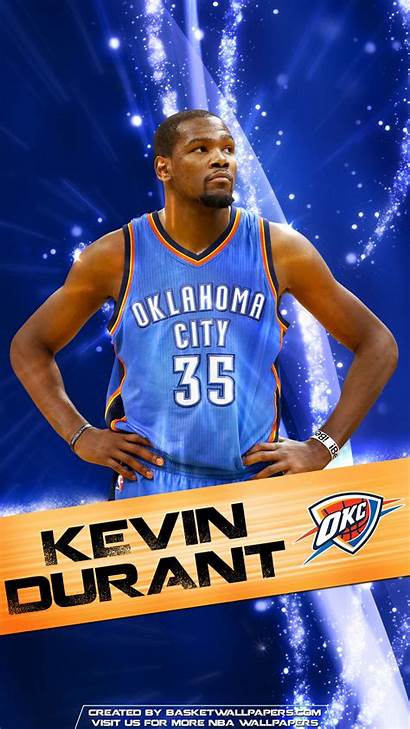 Durant Kevin Okc Iphone Wallpapers Thunder Nike