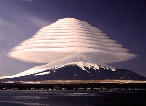 Mount Fuji Lenticular Clouds Lenticular Clouds Beautiful Nature