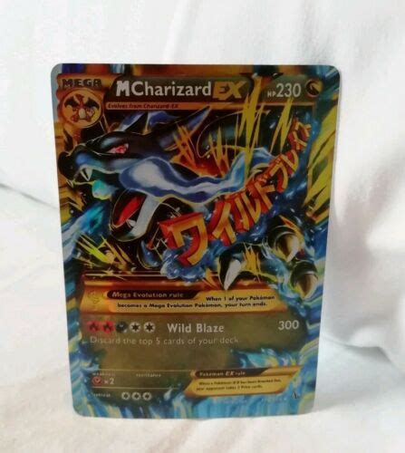 Mavin Mega Charizard Ex Xy Blue Pokemon Card