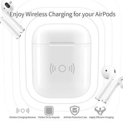 White Wireless Charging Case Cover For Apple Airpod At Rs 599piece In