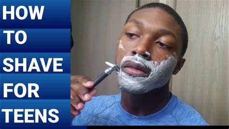 Teaching Son To Shave How To Shave For Beginners Youtube