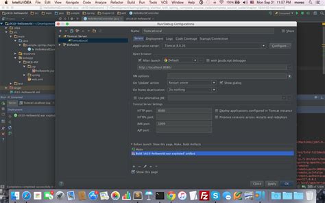 Java Cannot Deploy Project To Tomcat Inside Intellij IDEA 14 Stack