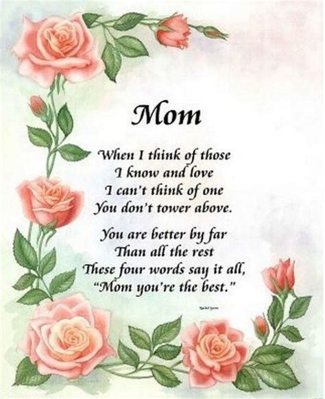 Mothers Day Poems From Daughter With Images Mothers Day Poems