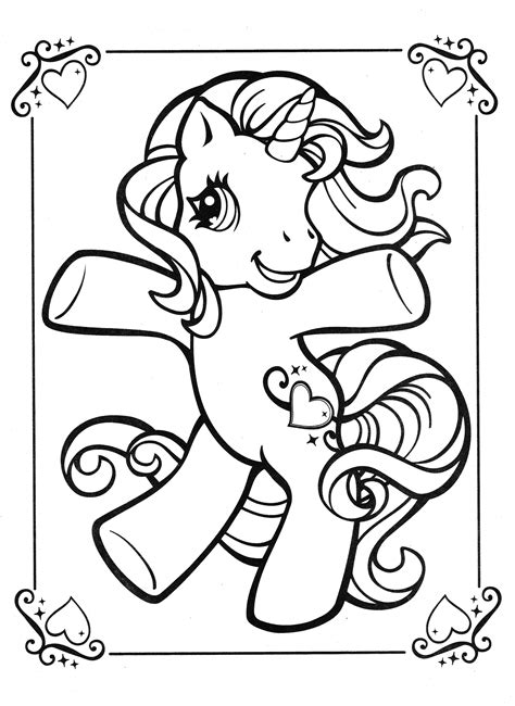 My Little Pony G3 Coloring Book Coloring Pages
