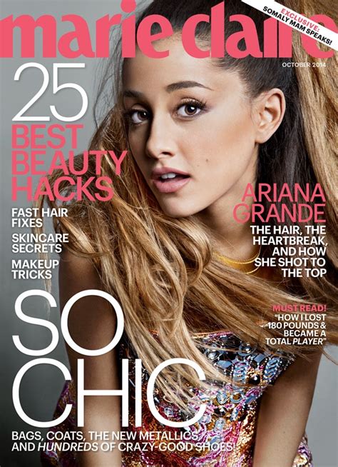 Was Ariana Grande A Monster At Marie Claire Photo Shoot E Online Uk