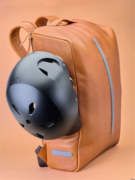 Oxye Bike Backpack Tan Leather Backpack For Men Urban Backpack