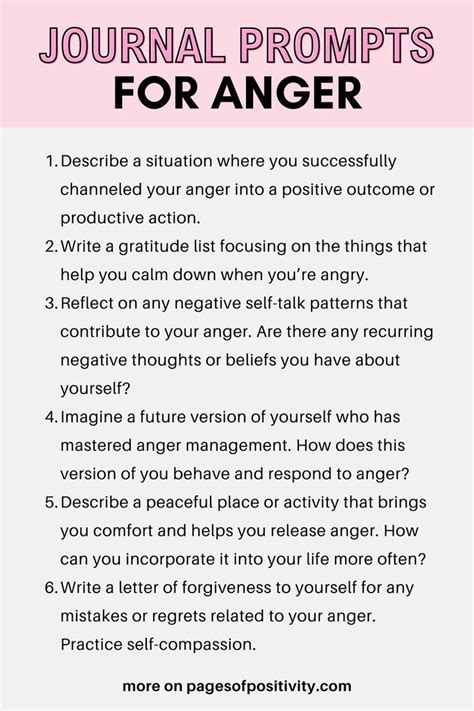 Explore These Empowering Journal Prompts For Anger To Navigate And