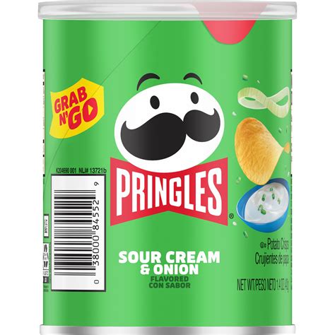 Pringles Grab And Go Sour Cream And Onion Crisps Smartlabel