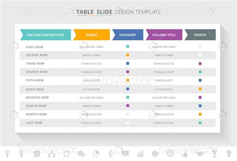 Table Infographic Template Download Graphics And Vectors