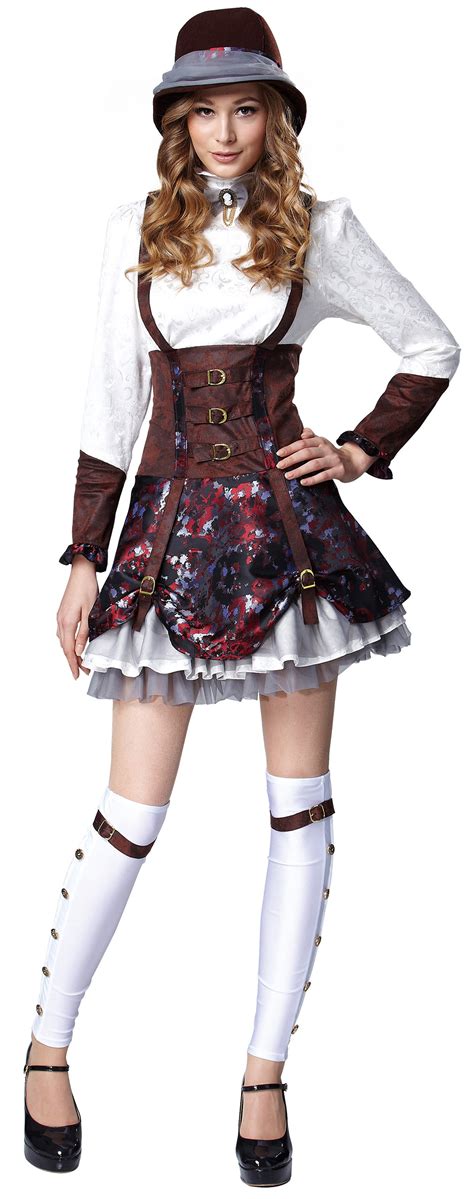 steampunk outfits for girls cool womens steampunk adult costume std the art of images