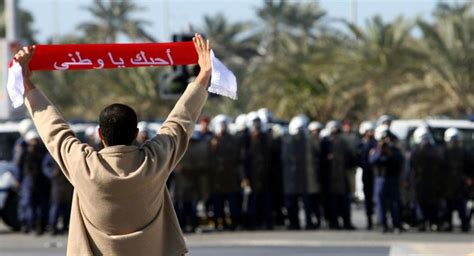 protests across bahrain on 7th anniversary of arab spring