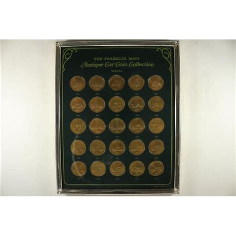 FRANKLIN MINT ANTIQUE CAR COIN COLLECTION SERIES 2