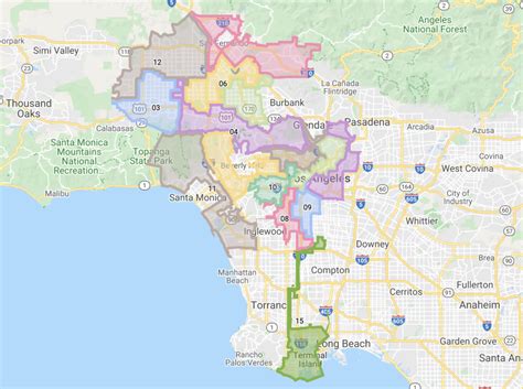 Check Out The Proposed New Map Of Las City Council Districts Laist