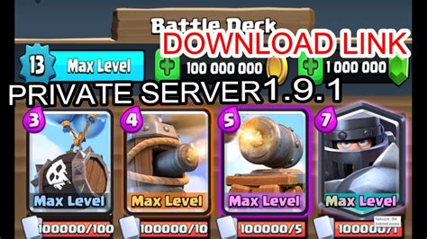 So it will save you time. HOW TO DOWNLOAD NEW FOUR CARDS CLASH ROYALE PRIVATE SERVER ...