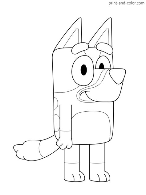 Bluey Coloring Pages Online