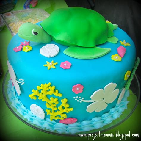 Project Mommie The Sea Turtle Cake