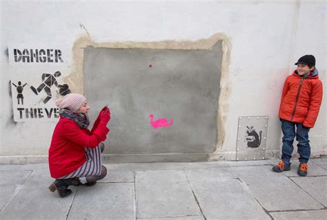 Borough Searches For Taken Banksy Mural The New York Times
