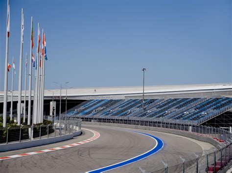 Sochi Russia August 2019 Formula 1 Track In Olympic Park 3228206