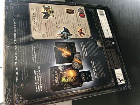 World Of Warcraft Battle For Azeroth Collectors Edition For Sale
