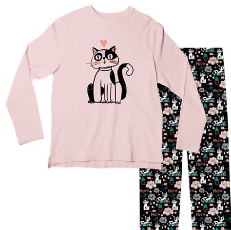 Pijama Infantil Cat Meow Pjml Elo7 Produtos Especiais