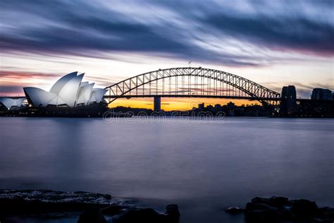 The Sydney Opera House And Harbour Bridge New South Wales Australia