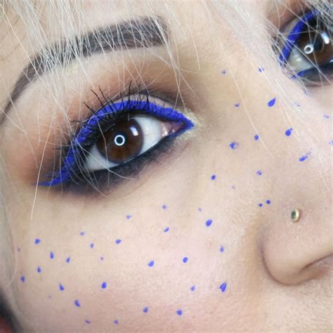 Freckles Blue Freckles Make Up Spi Ida Elina On Instagram With Lime Crime Eyeliner On
