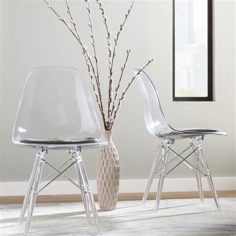 They are created in the place with the longest tradition in bending wood in the world. Wade Logan Mohnton Clear Side Chair & Reviews | Wayfair