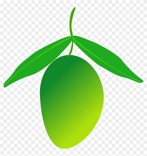 Mango Fruit Green Mango Cartoon