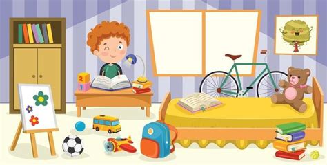 Messy Kids Room Vector Art Icons And Graphics For Free Download