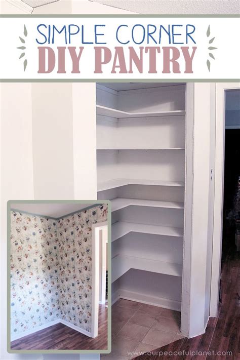 This cabinetry is usually a simple diy install. Add Space & Convenience with a Simple DIY Pantry · | DIY ...