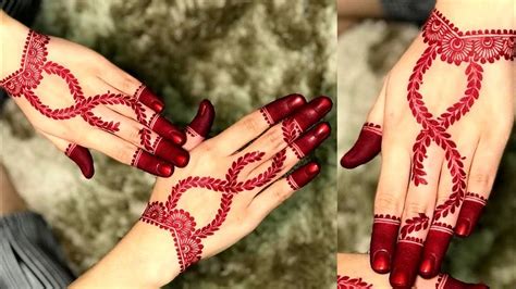 New Simple Vines And Leaves 🍃🍂 Mehndi Design Artistic Henna By Saima Youtube