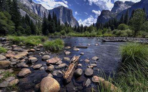 Merced River And Yosemite Valley Macbook Air Wallpaper Download