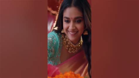 South Indian Actress Keerthy Suresh Cute Expressions Jimikki Ponnu Youtube