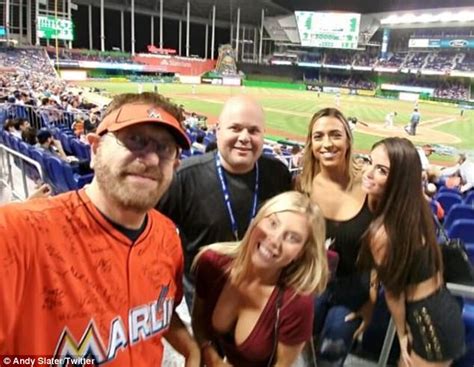 The college had announced plans to close in. Miami Marlins fan flashes the camera on tv | Daily Mail Online