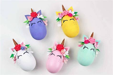 Whimsical Unicorn Egg Craft And Decoration Egg Crafts Easter Egg