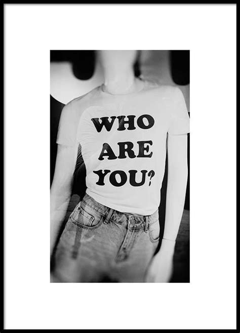 Who Are U Poster