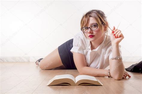 Sexy College Girl Stock Photo By Reflextions 43105879