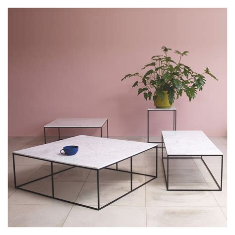 Rolling coffee table w/ storage. NESTOR Large rectangular marble coffee table | Buy now at ...
