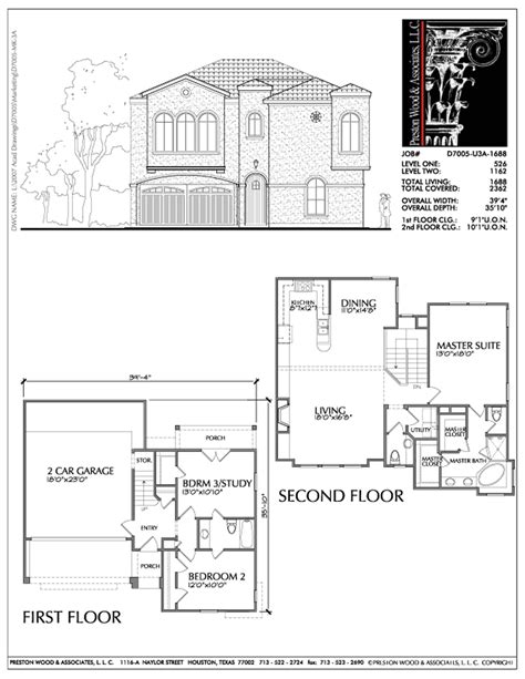 Affordable Floor Plan Two Story New Home Plans Custom Built House De
